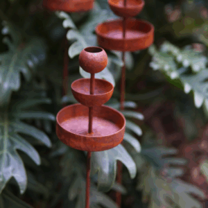 Three level rain bowls