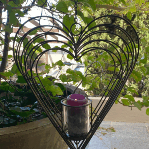 LOVE HEART Candle T-light Holder