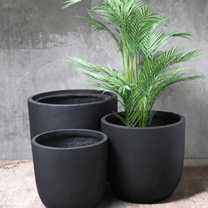 GARDENLITE Egg Planter Black
