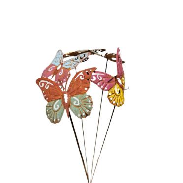 BUTTERFLY STAKE MULTICOLOURED