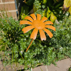 RUST FLOWER STAKE