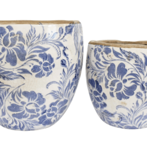 Planters Vintage Blue