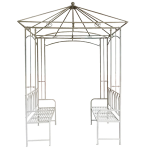 GAZEBO Elena Square with Seats Cream
