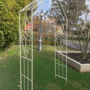 Garden Arch Pointed Steeple Cream