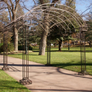 * GAZEBO Garden Arch/Arbour - Rust