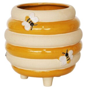 Beehive Planter Honeycomb sand