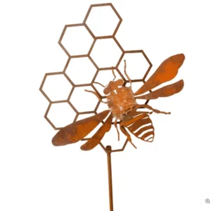 Bee Honeycomb Stake